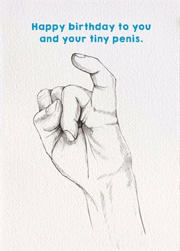 Send ol' needle dick this hilarious Brainbox Candy card and make them chuckle on their birthday.