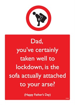 Urge your Dad to test this theory with this Father's Day card by Brainbox Candy.