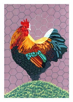 Send this Rooster card by Bird for any occasion.
