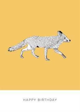 Send this fantastic fox design by Bird to a nature lover on their birthday.
