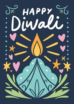 Send this pretty card to your loved ones to celebrate Diwali and to show them how much they mean to you.