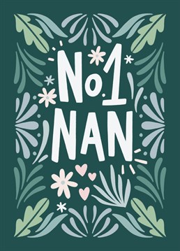 Send this pretty card with flowers to your nan to tell her how much you love her.