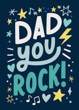 Tell your dad how much you love him with this fun card.