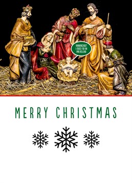 Kids these days! Celebrate the fact that Jesus wasn't born in 2020 with this funny Christmas card by Buddy Fernandez.