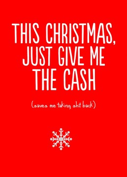 An honest little Christmas card, it's straight to the point this one.