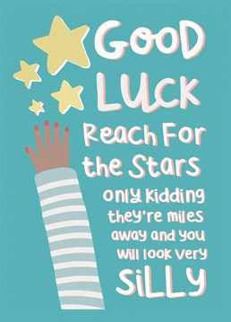 Treat them to this brilliant Good Luck card by BellyFlops and make their day!