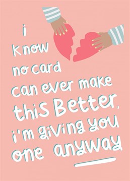 Treat them to this brilliant Sorry card by BellyFlops and make their day!
