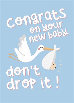 Treat them to this brilliant Baby Shower card by BellyFlops and make their day!