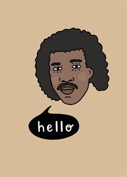 Say a big hello with this little Lionel card