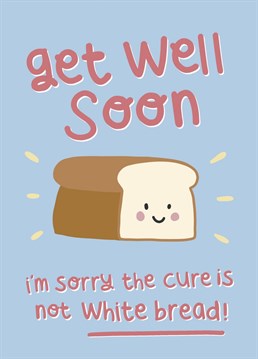 Treat them to this brilliant Get Well Soon card by BellyFlops and make their day!
