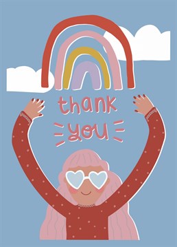 Treat them to this brilliant Thank You card by BellyFlops and make their day!