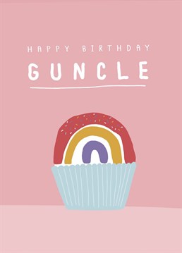 A birthday cupcake for the no 1 gay uncle