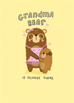 Show your Grandma how much you appreciate everything she does for you by sending her this cute birthday card.