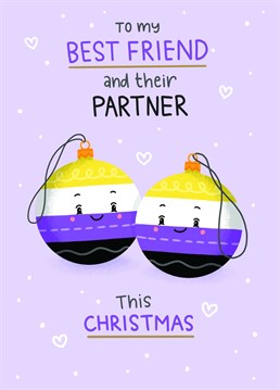 Send your Best friend and their partner this cute Non-Binary Christmas card to really spread some cheer this season ????????????