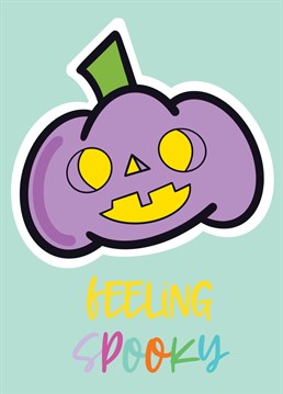 Feel spooky with this brilliant Halloween Birthday card by Blossom's.