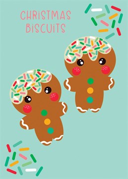 Send someone sweet this gingerbread treat of a Christmas card thus festive season.
