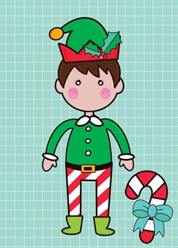 Spread a little festive magic with this Elf Christmas card