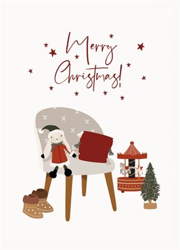 Send Christmas wishes with this cute card.