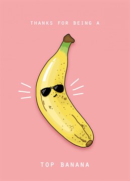 The perfect Anniversary card for that top banana in your life. Designed by 'Back to the drawing board illustration' @drawingboardillustration