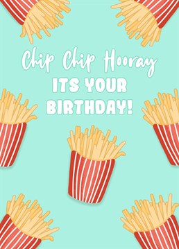 This cute design featuring lots of yummy chips is a great way to send birthday wishes along with a great food pun! and who doesn't like chips?!
