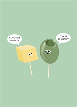 This cute little illustration of some appetizers in love is a great way to share your love with your partner this anniversary, valentines day or simply just because...