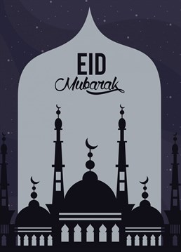 What better way to celebrate EID AL FITR then a simple EIDMubarak Birthday card with friends and family!