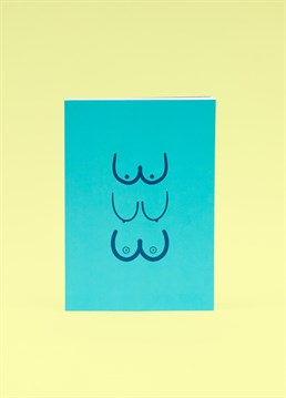 Boobs A5 Notebook. Send them something a little cheeky with this brilliant Scribbler gift and trust us, they won't be disappointed!