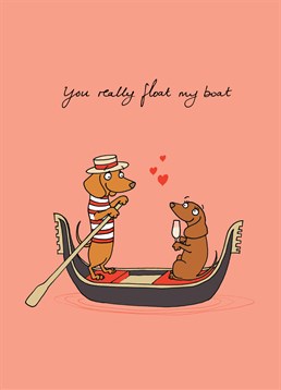 This card by Cardinky is an adorable way to tell your partner they float your boat.