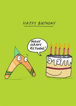 This cute Birthday card from Birthday cardinky is perfect for anyone who loves a good pun.