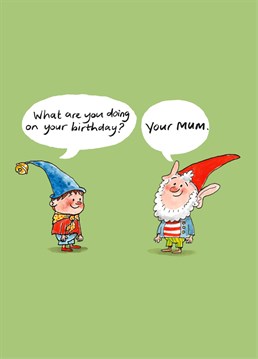 Send this cheekily illustrated rude Cartoon Birthday card to a friend or relative to raise a smile on their special day.