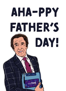 He's back on our screens with a new series of 'This Time', so now it's prime time to have a great time with this Alan Partridge inspired Father's Day card.