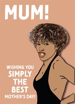 Is she Simply the Best? Send this perfect Tina Turner digitally sketched card!