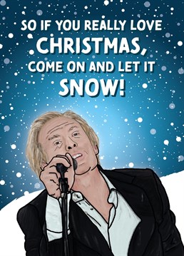 The perfect Christmas card for any love actually or Billy Mack / Bill Nighy fan!