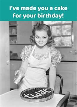 Make the recipient laugh on their birthday with this funny card from the Comedy Card Company