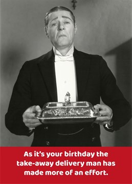 Make the recipient laugh on their birthday with this funny card from the Comedy Card Company.