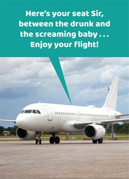 I've been on this plane . . . Funny card by Comedy Card Company