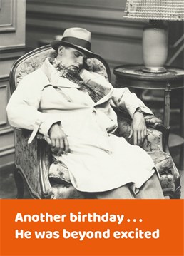 Make the recipient laugh with this funny birthday card by Comedy Card Company.