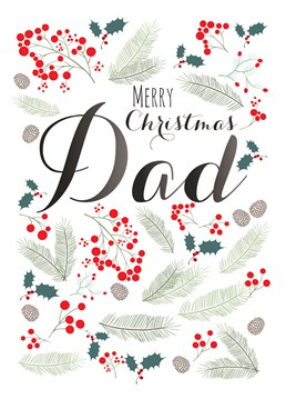We have a lovely way to put a smile on your Dad's face this Christmas with this lovely card by Claire Giles.