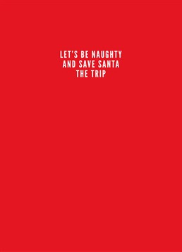 Sometimes it feels good to be bad! Why not be naughty, that way Santa won't need to visit your house this year, you filthy animal. Send this awesome Scribbler Christmas card to someone special this year.