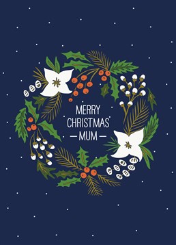 This lovely Scribbler Christmas card is perfect to send to your Mum over the festive season!