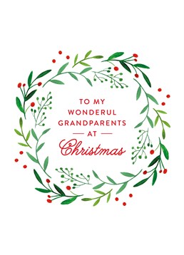 This lovely Scribbler Christmas card is perfect to send to your Grandparents over the festive season!