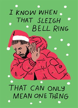 If all they want for Christmas is Drake, then buy them this sleighin' Christmas card by Scribbler for a sure-fire hit.