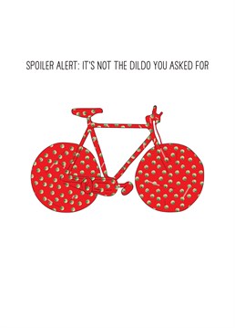 It's Not What You Asked For by Scribbler. Not to ruin the surprise, but it can still be ridden and you'll be heard coming a mile off!