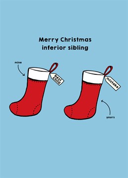 Merry Christmas Inferior Sibling by Scribbler. Christmas is a time for family, but more so sibling rivalry.
