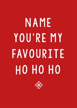 Let your favourite Ho Ho Ho know you're thinking of them at Christmas with this personalised Scribbler design.