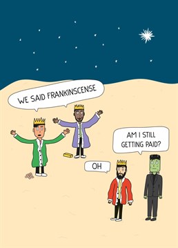 The Nativity would have been a WHOLE different story. If they've got a quirky sense of humour, send this seasonal crossover by Scribbler to make them chuckle.