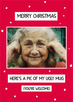 Personalise this Scribbler card with a photo upload it'll make the best Christmas present! They can even frame it after.