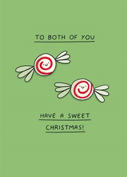 Send this seriously sweet Christmas card to a totally mint couple. Designed by Christmas.