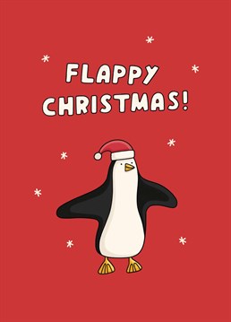 It's penguin-ing to look a lot like Christmas! Wish a loved one an ice festive season with this flippin' great Scribbler card.
