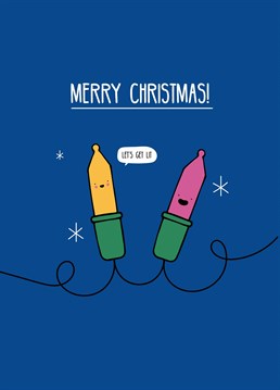 Brighten their Christmas and get ready to party into the new year with this punny Scribbler card, perfect for a friend.